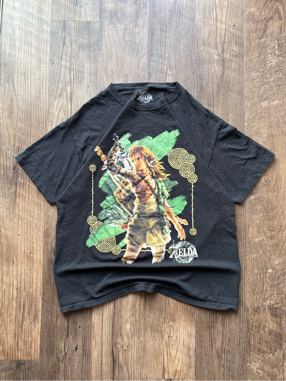 The Legend of Zelda Black Graphic Short Sleeve Tee